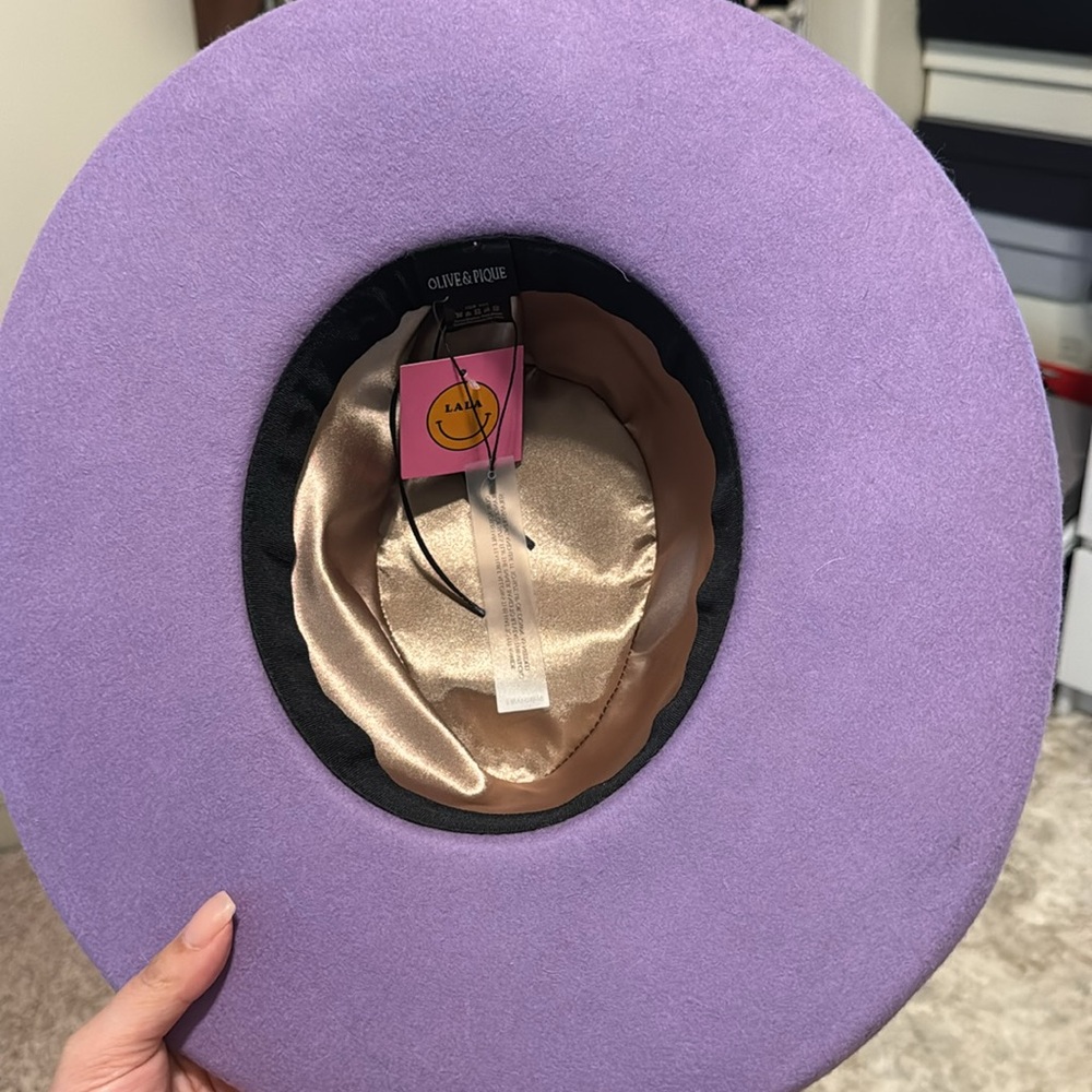 Olive & Pique sold at dressed in Lala — purple Lenny Hat - Picture 3 of 4